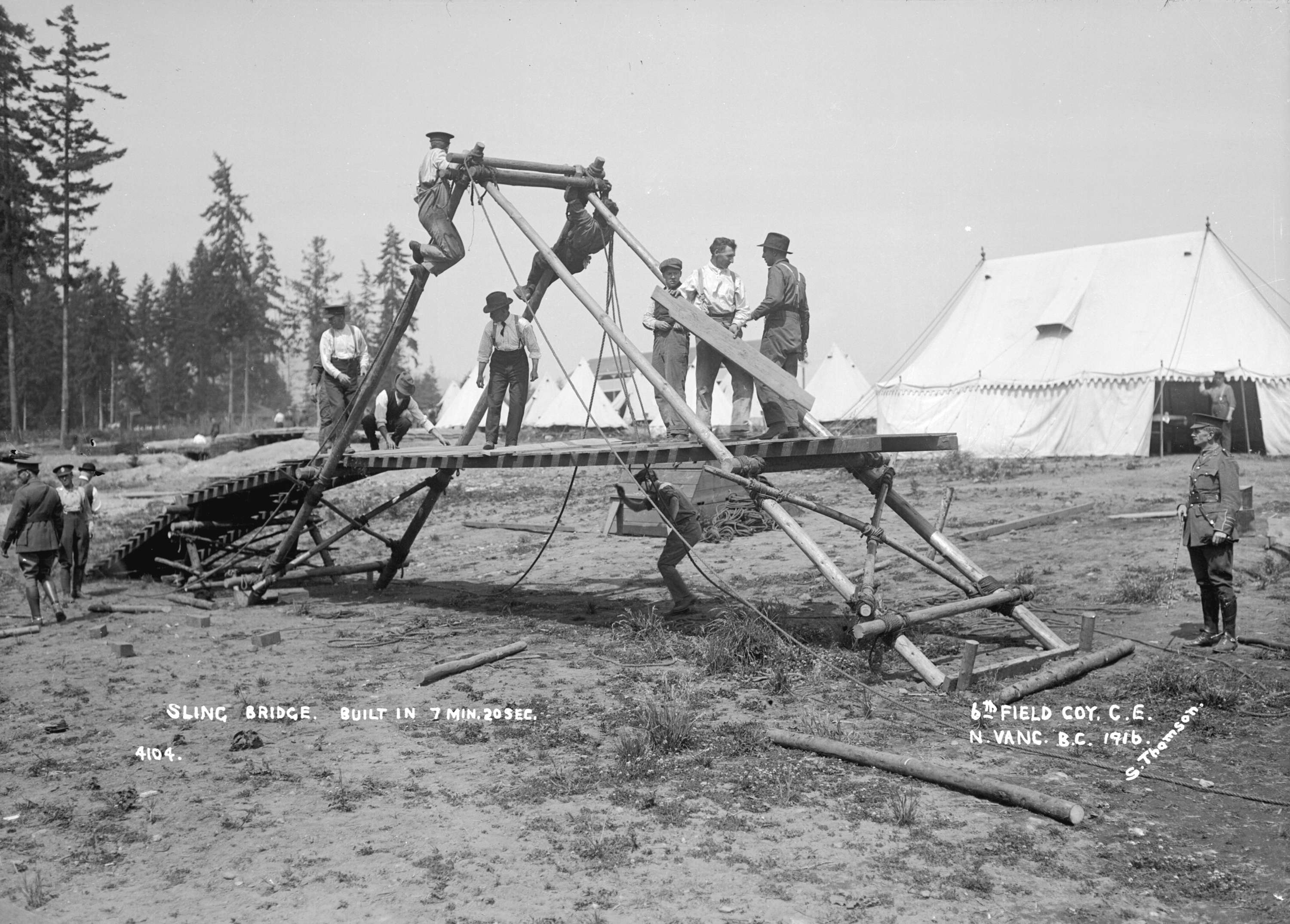 Sling bridge built in 7 min. 20 sec. - 5th Field Coy. C.E..jpg